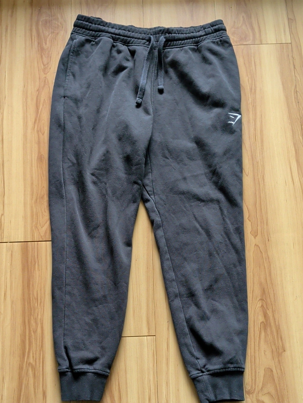 Men's Black Jogger Sweatpants with Drawstring
